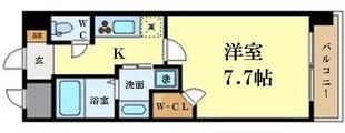 クラウンハイム北心斎橋フラワーコートの物件間取画像